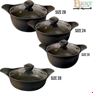 سرویس قابلمه 8 پارچه بست مدل Ayda Granite