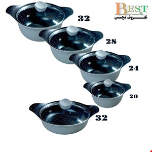 سرویس قابلمه 10 پارچه بست مدل Ayda Granite